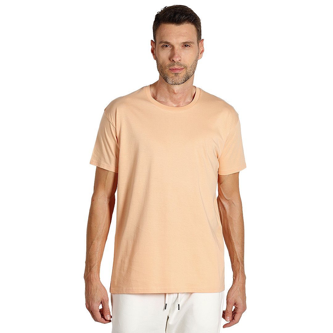 TERRA MEN, majica od organskog češljanog pamuka, 150g/m2, koralna