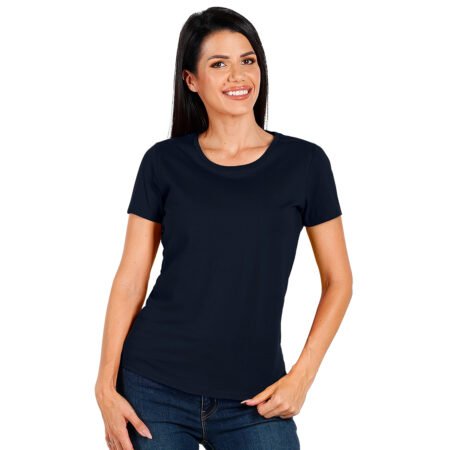 TERRA LADY, majica od organskog češljanog pamuka, 150g/m2, plava