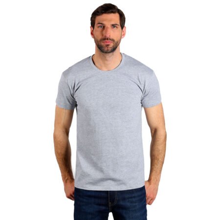 TARGET MEN, pamučna majica, 160 g/m2, pepeljasta