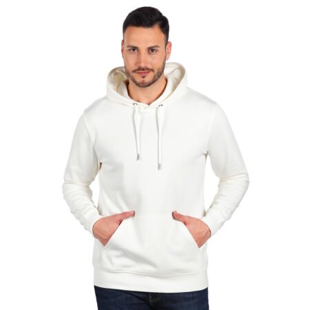ABSOLUT HOODY 350, dukserica sa kapuljačom, od organskog pamuka, 350 g/m2, krem-bela