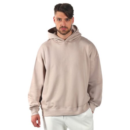 BIG HOODY, unisex široka dukserica sa kapuljačom od organskog pamuka, 300 g/m2, svetlo braon