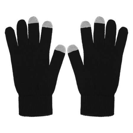 TOUCH GLOVE, rukavice sa tri aktivna "touch" prsta, crne