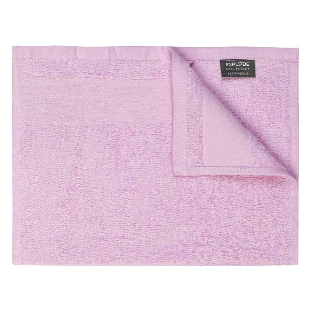 AQUA 30, peškir za lice, 380 g/m2, roze