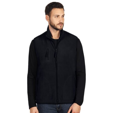 POLARIS VEST, prsluk od brušenog polara, 280 g/m2, plavi