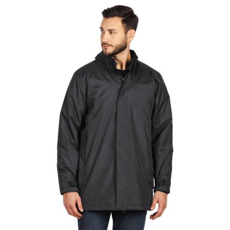 HILL, unisex jakna sa kapuljačom, tamno siva