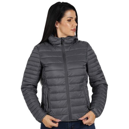 RINO HOODY WOMEN, ženska jakna sa kapuljačom, tamno siva