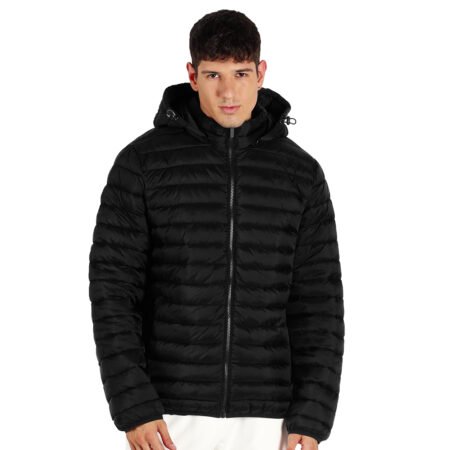 LIBERTY JACKET MEN, jakna sa skidajućom kapuljačom, crna