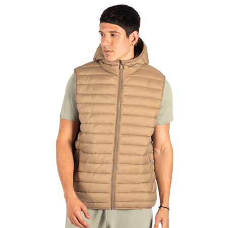 LIBERTY HOOD VEST MEN, prsluk sa kapuljačom, svetlo braon