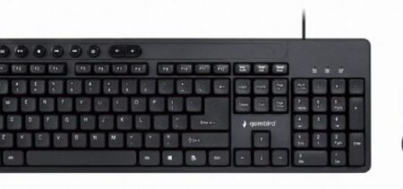 KBS-UM-04 Gembird Multimedia set mis + tastatura crni US layout A