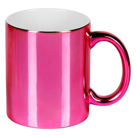 MIDA, keramička šolja za sublimaciju, 325 ml, roze zlatna