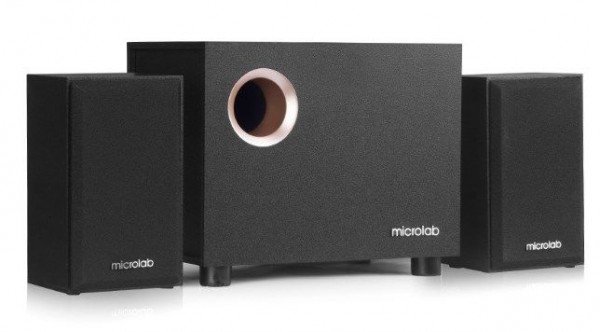 Microlab M105 Aktivni drveni zvucnici 2.1 10W RMS (5W+2x2,5W) 3,5mm - Slika 2