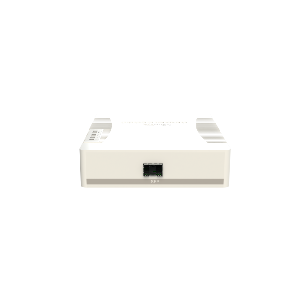 MikroTik RB260GSP, Switch, CSS106-1G-4P-1S, 5x RJ45 1000Mb/s, 1x SFP, 4x Passive PoE (55)