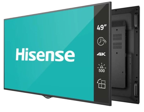 Monitor HISENSE 49 inca 49BM66AE 4K UHD 500 nita Digital Signage Display - 24/7 Operation - Slika 4