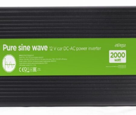 EG-PWC-PS2000-01 Gembird 12V Cist sinusni inverter DC/AC 2000W + USB port, 4,65KG
