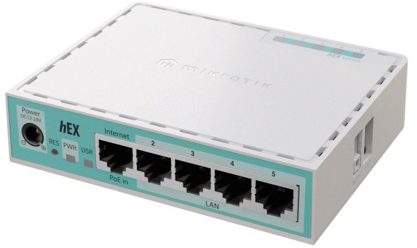 Mikrotik E50UG hEX, 5x Gigabit Ethernet ports, Passive PoE - Slika 3