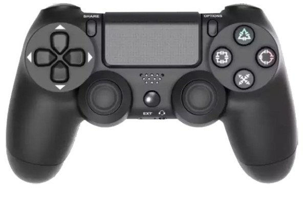 JPD-Wireless-Thrillershock PC/PS4 BLACK Gembird Bezicni gamepad sa dvostrukom vibracijom v2 - Slika 4