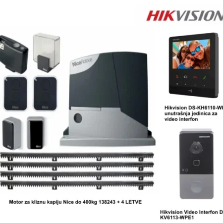 SET motor za kapiju i video interfon