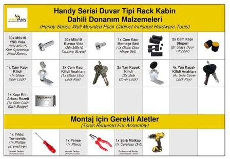 VATPAN Rek orman sa stranicama 20U 19 inca, 600 mm, Beli - Slika 2