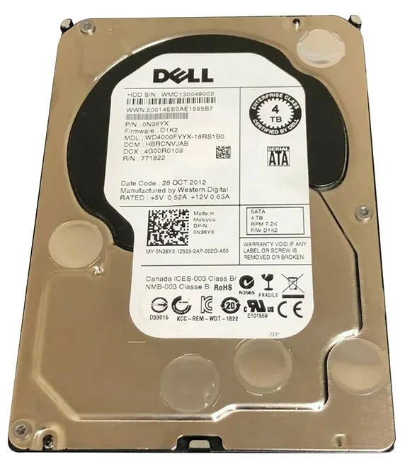 HDD 3.5 * 4TB WD4000FYYX-18RS1B0 WD RE 7200rpm 64MB SATA3 rfb - Slika 3