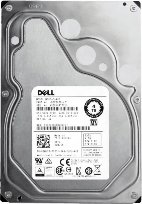 HDD 3.5 * 4TB MG03ACA400 DELL 7200rpm 64MB SATA3 rfb - Slika 2