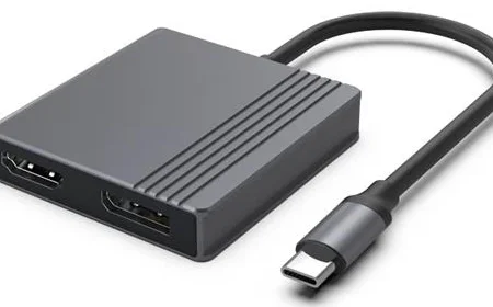 A-CM-HDMIFDPF-01 Gembird USB C-type muski na HDMI + DisplayPort zenski adapter
