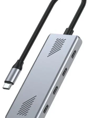 UHB-CM-U310-C4-01 Gembird razdelnik, IN-1 x USB Type-C (M) OUT-4 x USB Type-C (F)