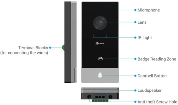 Ezviz Video interfon CS-HP5 (2MP),ekran 7 inca,639g, 1920 × 1080 - Slika 2