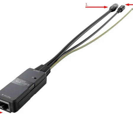 MikroTik GESP+POE IN  Gigabit PoE injector,crna