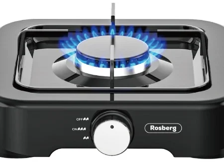 Rosberg plinski rešo R51454C1 crni,2.2kW