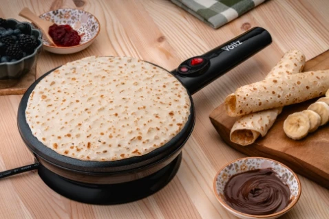 Voltz aparat za palacinke OV51323B ploca 20cm 800W,Crna - Slika 2