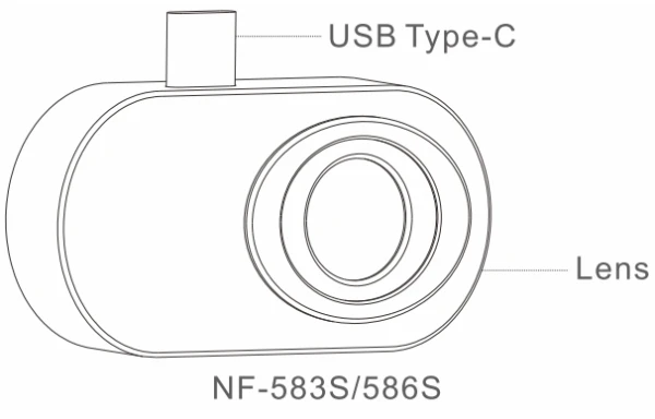 TERMALNA KAMERA, NOYAFA NF-583S USB C