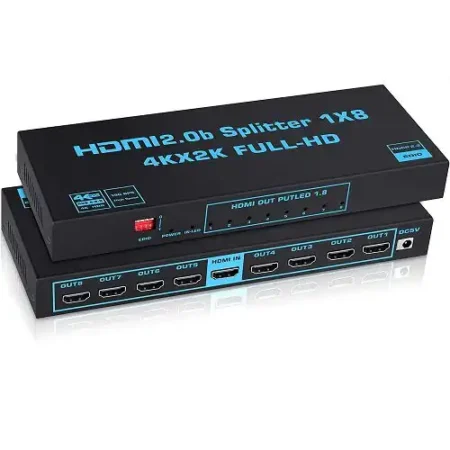 Kettz HDMI spliter aktivni 18 V2.0 5V3A KT-HSP-1.8