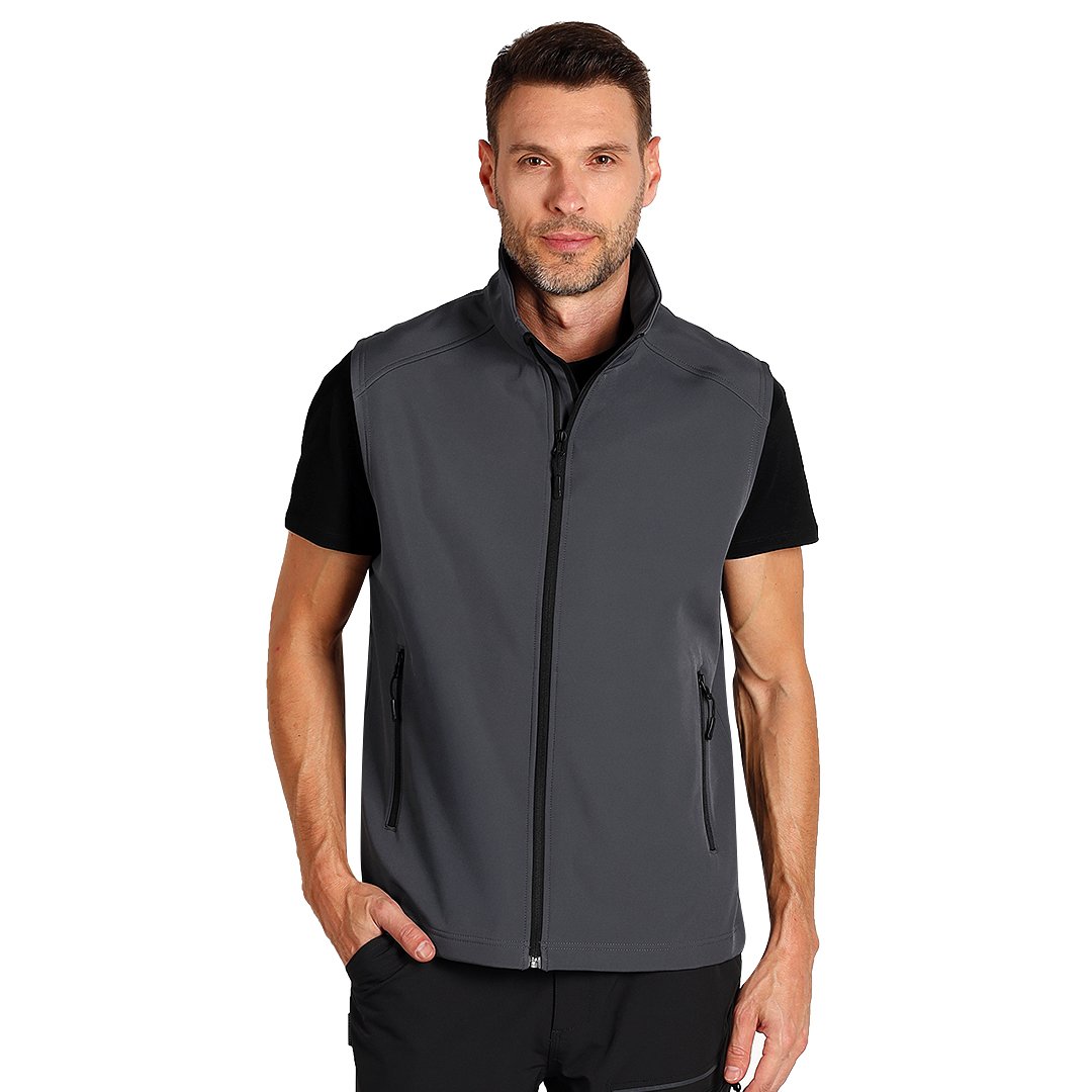 BEST NEO VEST, softshell prsluk, tamno sivi