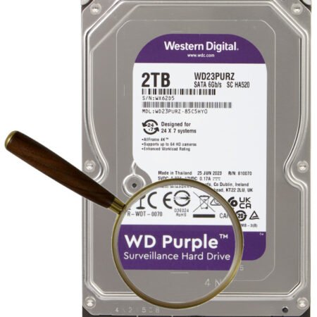 HDD 3.5 * 2TB WD23PURZ WD Purple 24/7 5400RPM 64MB SATA3
