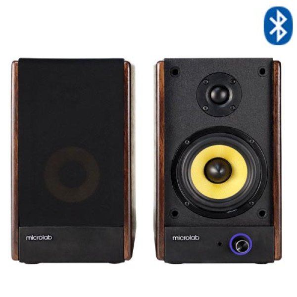 Microlab SOLO3 Aktivni drveni zvucnici 2.0 40W RMS (15W+5W)*2 3.5+0,75, Bluetooth, Optical, 2RCA - Slika 3