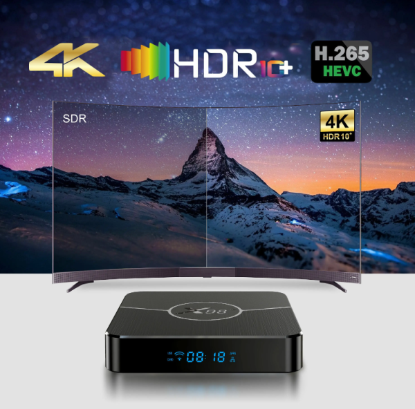 GMB-X98 PLUS 4/32GB smart TV box Amlogic S905W2 Android 11 Dual Band WIFI 100LAN, BT5.0 - Slika 4
