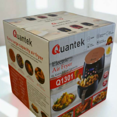 QUANTEK Q1301GR AIR FRYER SA TAJMEROM, LCD, 6L, 1600W, ZELENA
