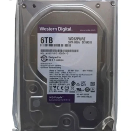 HDD 3.5 * 6TB WD62PURZ WD Purple 24/7 5400RPM 256MB SATA3