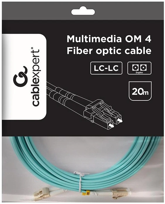 CFO-MDOM4-LC/LC-20m Gembird Multimode Duplex OM4 50/125 Fiber Optic Cable, LC/L, 20m - Slika 2