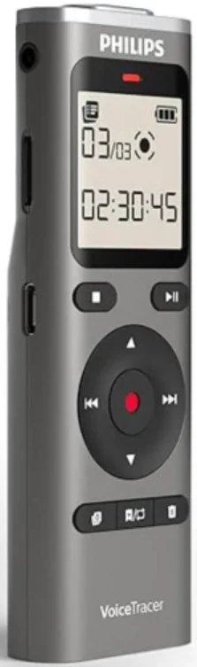Philips Diktafon DVT1170 Mono,8GB,LCD 2x AAA,siva,USP C,USB 2.0 - Slika 3