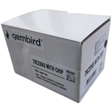 Toner Gembird 78C2XK0 zam. kaseta za Lexmark Black 8.5k (sa cipom)