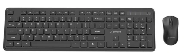 KBS-WPS-01 Gembird Slim Pro Business bežièni desktop set, crna, US raspored - Slika 4