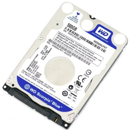 HDD 2.5 * 500GB WD5000LPVT BLUE scorpio 5400rpm 8mb SATA 7mm