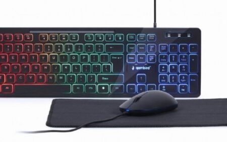 KBS-UML-01 Gembird 3-in-1 backlight set tastatura, mis i podloga FO