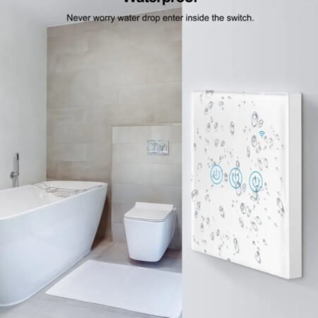 TUYA-SMART-1 GANG-RSH-SP001 GMB WiFi switch Alexa google home tempered glass touch Wireles remoteV2