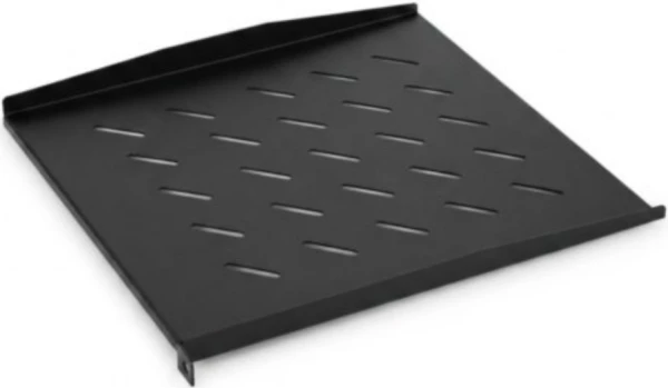 ExeLink Fiksna polica 1U za REK dubine 450mm prednje montiranje,19in,crna - Slika 2