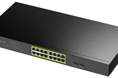 Cudy GS1016EPS2 V1.0 Switch 16× GbE with 802.3at/af Mode A PoE  2× 1.25G SFP  200W Power Supply