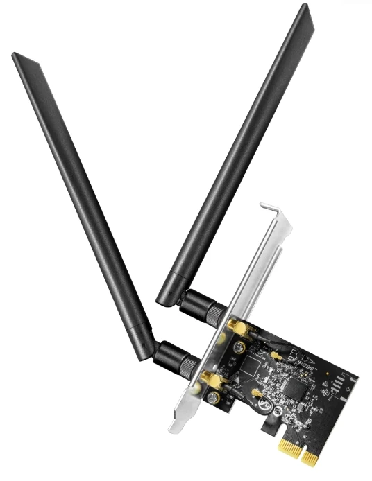 Cudy WE1300,AC1300 bežièni dvopojasni Wi-Fi 5, PCI-E adapter,V1.0, 867 Mbps + 400 Mbps - Slika 2