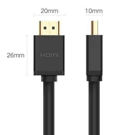 UGREEN HD104 HDMI kabl v1.4 crni 0,5m