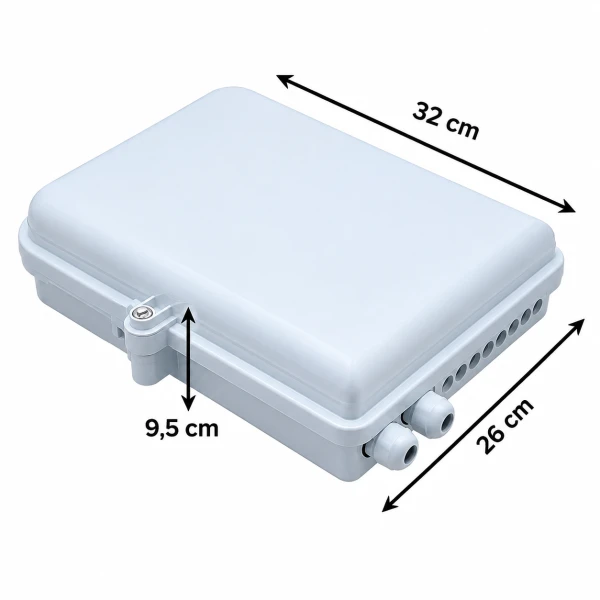 OPTIC-FDB-16SA GMB Fiber Splitter Box IP65 Outdoor FTTH NAP ODP FAT SC GPRS TCP 1/16 razvodna kutija - Slika 2
